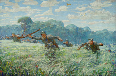 The Battle of Belleau Woods - Advancing Germans